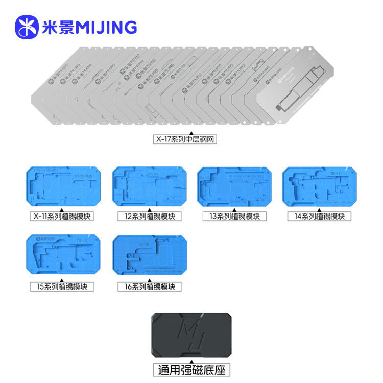 MIJING Z20MAX Middle layer tin planting platform iPhone X-17 series